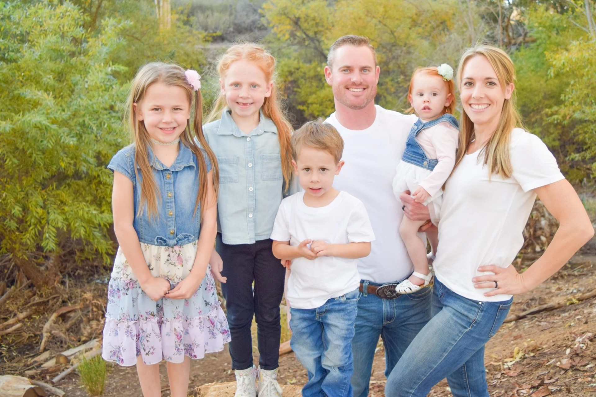 The Provencher family at Solid Rock Homestead 725